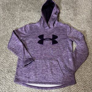 Under Armour Women's SM Small Loose Fit ColdGear Storm Hoodie Sweatshirt Purple